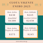 Valores vigentes a partir del 01/01/2025